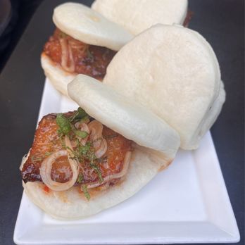 Sampan - Pork Bao Bun (x2 portion, happy hour sized) - Asian Fusion Near Me - Philadelphia, Pennsylvania