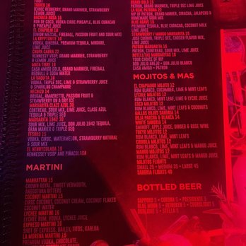 Vaka Restaurant - Drink menu - Sushi Bars Near Me - Lawrence, Massachusetts
