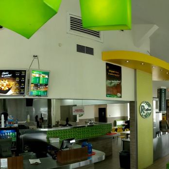 Restaurants D Lafleur - Inside the restaurant panoramic view from ordering lineup area. April 2019 - Fast Food Near Me - Dorval, Quebec
