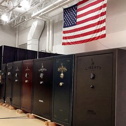 Atlantic Safe Company - Liberty Safes on display