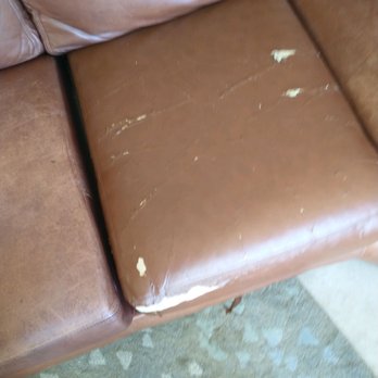 Leather Care Plus - Before - Auto Upholstery Near Me