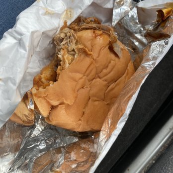 Bulldog Restaurant - a sandwich wrapped in aluminum foil - American Near Me - Bald Knob, Arkansas