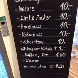 Chimney Cake - Menu