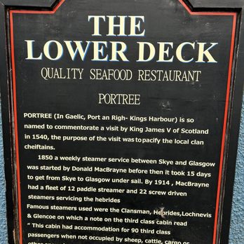 Lower Deck - Seafood Near Me - Portree, HLD Lower Deck - Seafood Near Me - Portree, HLD