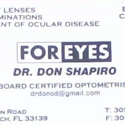 Donald Shapiro, OD