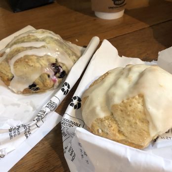 Undergrounds Coffee House and Roastery - blueberry lemon scone and orange scone - Coffee Roasteries Near Me - Buffalo, New York