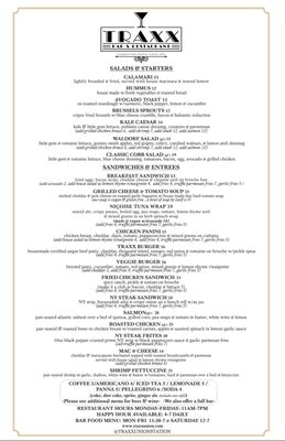 Menu photo 7 Traxx Restaurant Los Angeles, CA Menu photo 7 Traxx Restaurant Los Angeles, CA