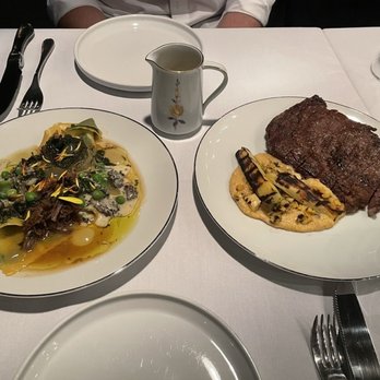 V. Mertz - Fazzoleti Pasta and 16oz Private Selection Ribeye - New American Near Me - Omaha, Nebraska V. Mertz - Fazzoleti Pasta and 16oz Private Selection Ribeye - New American Near Me - Omaha, Nebraska