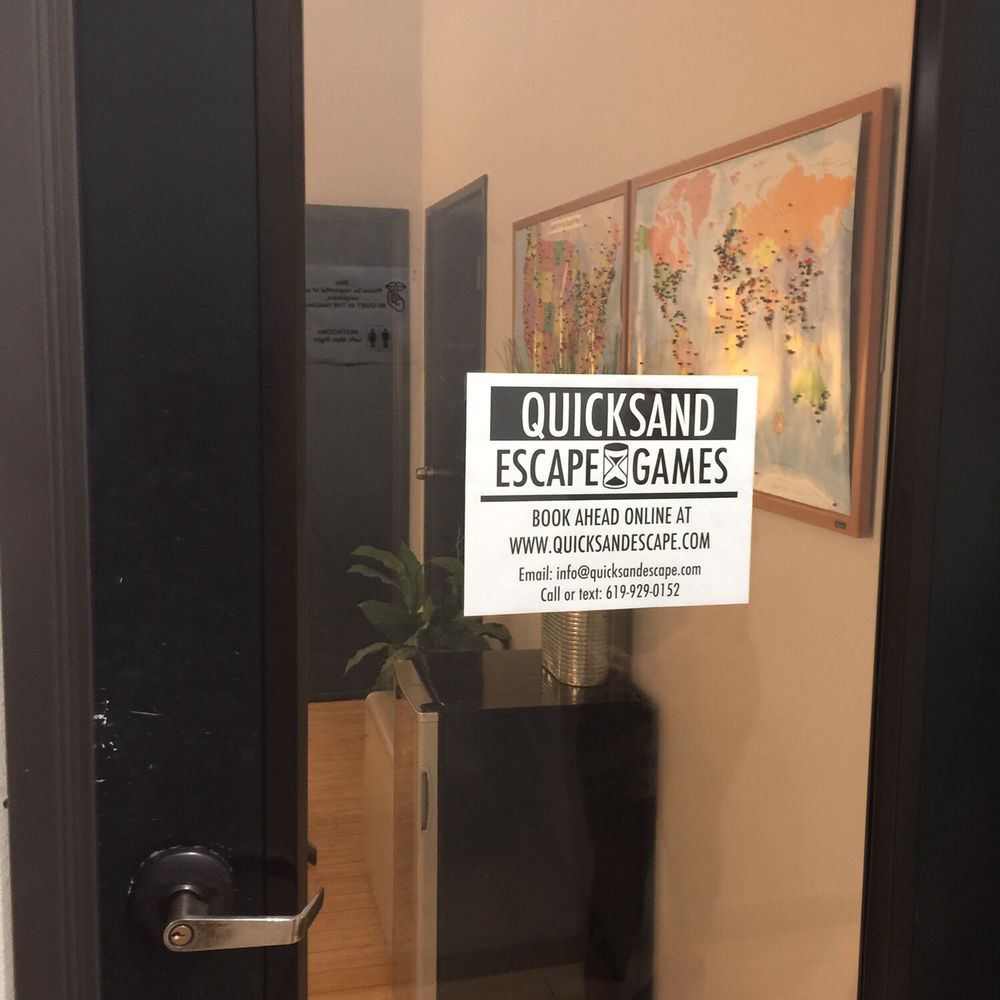 Quicksand Escape Games - Super Clean Facility! - Escape Games Near Me - San Diego, California Quicksand Escape Games - Super Clean Facility! - Escape Games Near Me - San Diego, California