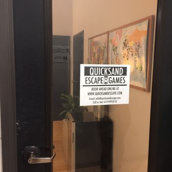 Quicksand Escape Games - Super Clean Facility! - Escape Games Near Me - San Diego, California