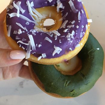 Boba Drive - Ube & coconut and matcha mochi donuts - Bubble Tea Near Me - Sunnyvale, California
