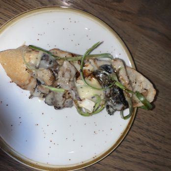 Gather - Wild mushroom and Brie toast - New American Near Me - Omaha, Nebraska