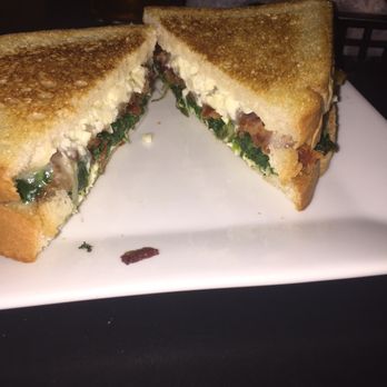 Spacebar - Garlicky spinach with feta, mozzarella and added bacon - Bars Near Me - Falls Church, Virginia Spacebar - Garlicky spinach with feta, mozzarella and added bacon - Bars Near Me - Falls Church, Virginia