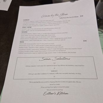 Esther's Kitchen - Menu - Italian Near Me - Las Vegas, Nevada