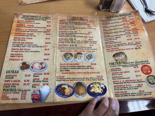 Menu photo 2 El Taquito El Paso, TX