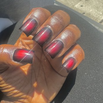 NT Nails - Medium Gel-X with design - Nail Salons Near Me - Emeryville, California NT Nails - Medium Gel-X with design - Nail Salons Near Me - Emeryville, California