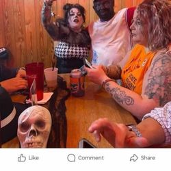 The Country Gym - The guy in black face that they posted with their racist selves
