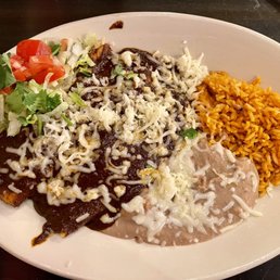 Mole Chicken Enchiladas