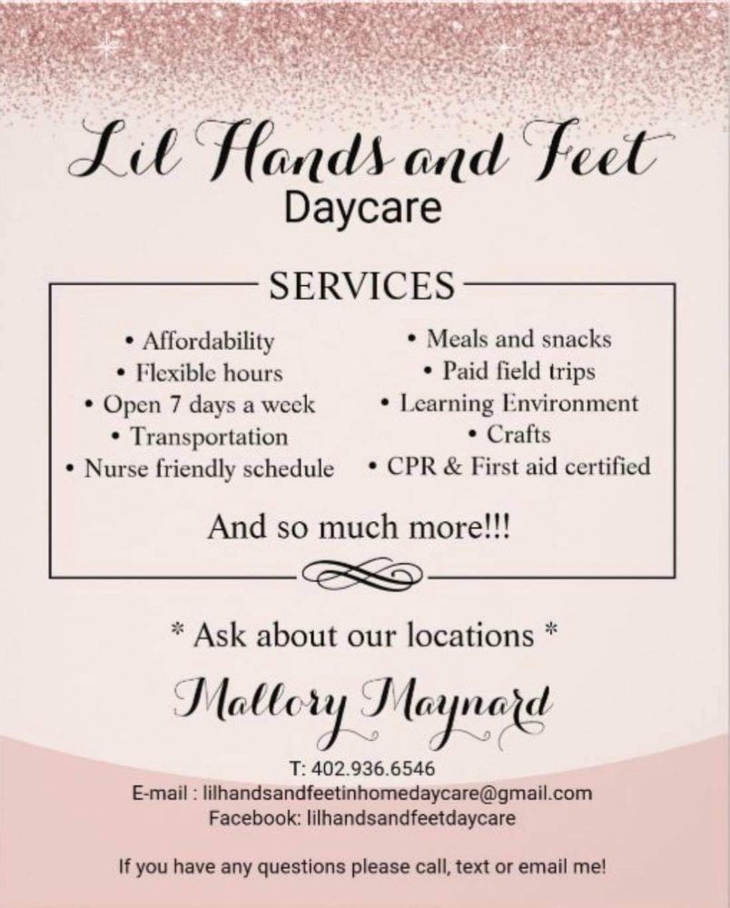 Lil Hands And Feet Daycare - childcare center in Omaha, NE