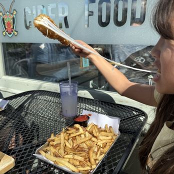 Locust Cider Fort Collins - Cheese pull - Cideries Near Me - Fort Collins, Colorado