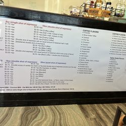 moonshot coffee - Menu