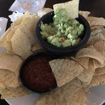 Luna Maya - Guacamole. And it comes with delicious chips and salsa! - Mexican Near Me - Norfolk, Virginia