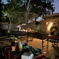 Pena's Tacos - The set up! So awesome!