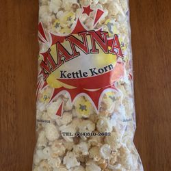 Manna Kettle Korn - Excellent popcorn!  Flavorful, crunchy, and less than 3 grams of sugar!  I bought two of these, which did not last!
