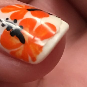 Joy Nails - See how it's chipping and the chip line shows how dull and dirty the polish looks under wrong top coat. - Nail Salons Near Me - Galveston, Texas Joy Nails - See how it's chipping and the chip line shows how dull and dirty the polish looks under wrong top coat. - Nail Salons Near Me - Galveston, Texas