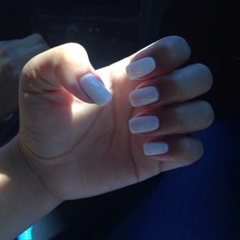 Jessi's Nails Spa - White shellac mani $30 - Massage Near Me - San Francisco, California