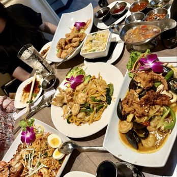 Bamboo Penny's - Penny's Lobster Pad Thai (GF) Yellow Curry Seafood Medley (GF)Crispy Jumbo Garlic Shrimp Thai Lo Mein Seafood Medley - Thai Near Me - Leawood, Kansas Bamboo Penny's - Penny's Lobster Pad Thai (GF) Yellow Curry Seafood Medley (GF)Crispy Jumbo Garlic Shrimp Thai Lo Mein Seafood Medley - Thai Near Me - Leawood, Kansas