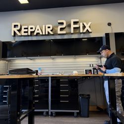 Repair 2 Fix - Super kind and attentive Service! Shop was busy and he still made me feel very welcome. And repaired everything quick.