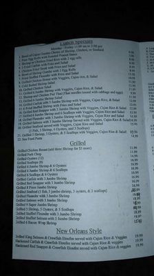Menu photo 6 Texas Seafood Steak House Caldwell, TX