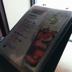 They never clean these drink menus. They are covered in various spatter.