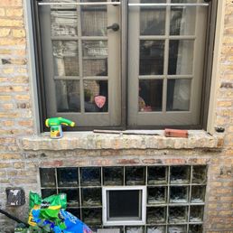 Old wall/basement window was leaking and looked bad.