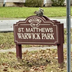 Warwick Park - Park sign