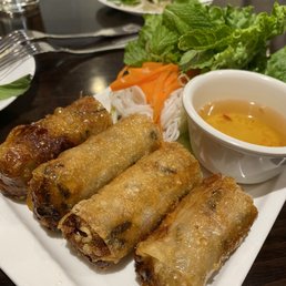 Grilled Pork and Imperial Roll with Vermicelli