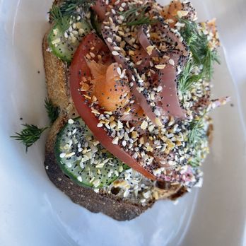 Colossus - Smoked Salmon Tartine - Bakeries Near Me - San Pedro, California Colossus - Smoked Salmon Tartine - Bakeries Near Me - San Pedro, California