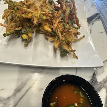 KT Shan Noodles - A Kyaw Szone, This is just fried veggie tempera, not the Burmese fried veggie platter. Don't let me photo on the menu deceive you. - Burmese Near Me - Rocklin, California KT Shan Noodles - A Kyaw Szone, This is just fried veggie tempera, not the Burmese fried veggie platter. Don't let me photo on the menu deceive you. - Burmese Near Me - Rocklin, California