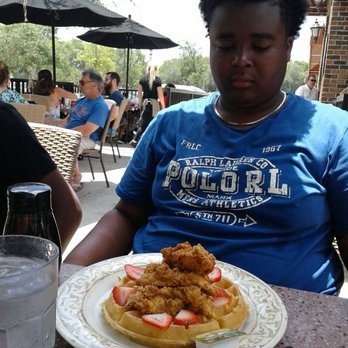 Another Broken Egg Cafe - My oldest son had the chicken & waffle and he tried to order it on our 2nd visit but my husband made him get something different... - Breakfast & Brunch Near Me - Jacksonville, Florida Another Broken Egg Cafe - My oldest son had the chicken & waffle and he tried to order it on our 2nd visit but my husband made him get something different... - Breakfast & Brunch Near Me - Jacksonville, Florida