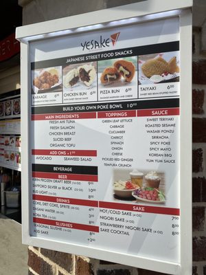 Menu photo 5 YeSake Kiosk Lake Buena Vista, FL Menu photo 5 YeSake Kiosk Lake Buena Vista, FL