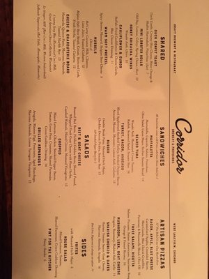 Menu photo 5 Corridor Brewery & Provisions Chicago, IL Menu photo 5 Corridor Brewery & Provisions Chicago, IL