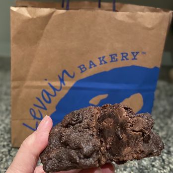 Levain Bakery - Dark Chocolate Chocolate Chip, I ate too much of the OG Chocolate Chip Walnut for a decent pic! - Bakeries Near Me - Los Angeles, California Levain Bakery - Dark Chocolate Chocolate Chip, I ate too much of the OG Chocolate Chip Walnut for a decent pic! - Bakeries Near Me - Los Angeles, California