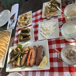 Picnic. $20 per person. So worth it. Spread for 4