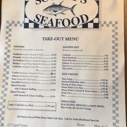 Scully's Seafood - Menu
