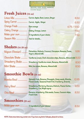 Limoo, La Maison du Smoothie et Cafe by null