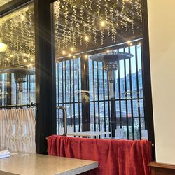 Bouchons Bistro - View to outdoor seating for summer time