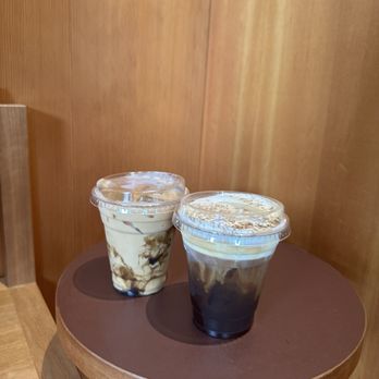 Maru Espresso Bar - Cream top and vanilla latte - Coffee & Tea Near Me - Beverly Hills, California Maru Espresso Bar - Cream top and vanilla latte - Coffee & Tea Near Me - Beverly Hills, California
