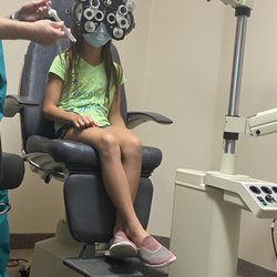 Mansfield Vision Center, LLC - Kid's annual exam is fun with Dr. Martin.