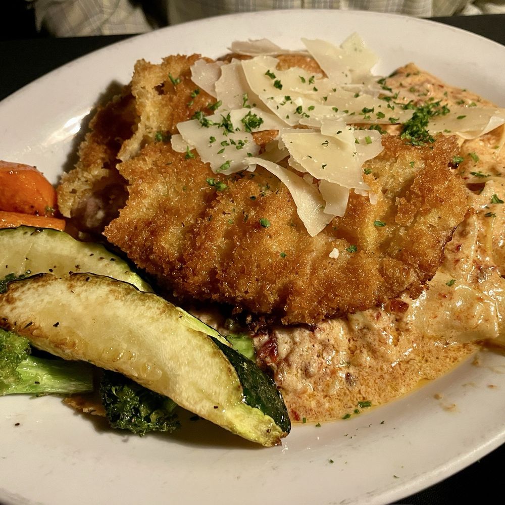 Antiquity Restaurant - Schnitzel over pappardelle - Seafood Near Me - Albuquerque, New Mexico